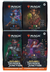 MTG - OUTLAWS OF THUNDER JUNCTION - COMMANDER BUNDLE (SET OF 4) (ENGLISH)